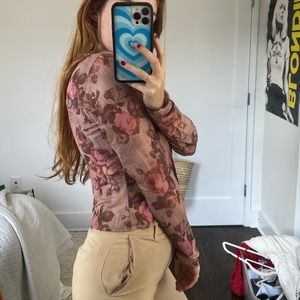 Motel Rocks floral Blouse in great condition